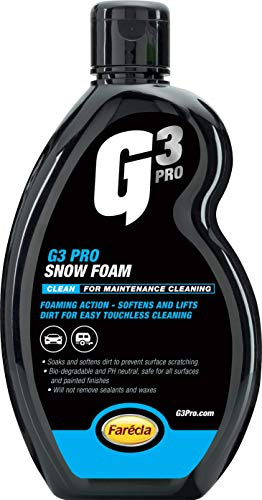 G3 Pro Snow Foam 500ml (7205) - pH Neutral Pre-Wash Cleaner, High Foam Lifts Dirt Safely from All Surfaces, For Touchless or General Car Washing
