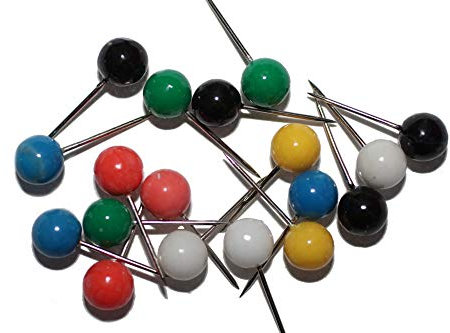 dalipo 31011 - Markiernadeln, 50 Stück, gemischt