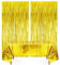 O-Kinee Gold Lametta Vorhang,Golden Glitzer Vorhänge Deko 2 Stück +Gold Decorative Tischdecke,Golden Party Vorhänge Fransen für Hochzeit JGA Geburtstag Bühne Halloween Weihnachten Decor