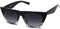 SOJOS Sonnenbrille Damen Polarisiert Vintage, Sonnenbrille Herren Retro Groß Cateye Verspiegelt Eckig Coole Frauen 90er Jahre Rechteckige Mode Unisex UV400 Schutz Brille SJ2115, Marmor/Grau