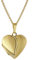 trendor Medaillon Herz mit Damen-Halskette Gold auf Silber 925 75738-45 45 cm