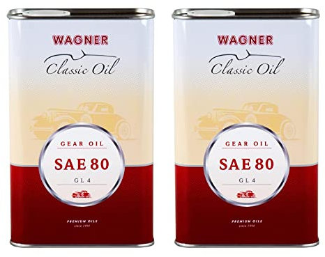 2X Wagner SPEZIALSCHMIERSTOFFE Getriebeöl SAE 80 GL 4 Oldtimer-Getriebeöl 1 L