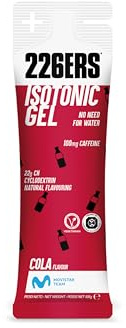 226ERS Isotonic Gel, Sports Energy Gel mit Koffein, Cola 1 x 68g | 22 g Kohlenhydrate, erweiterte Energie mit Cyclodextrin, kein Wasser nötig, glutenfrei, laktosefrei, vegetarisch