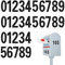 SAVITA 30pcs 9,8cm Autocollants pour Boîte aux Lettres, 0-9 Autocollants Chiffres Autocollants Numérotés Number Stickers pour Extérieur Enseignes Porte Fenêtre Voitures Numéro d'Adresse (Noir)