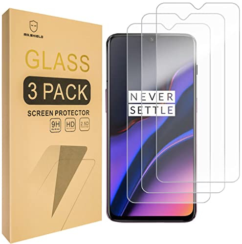 Mr.Shield Schutzfolie für OnePlus 6T / OnePlus 7 3-Stück Schutzglas | Schutzglasfolie 9H Härte, HD Klare Displayschutzfolie