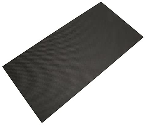 Hoja de Fibra de Carbono 3K, Hoja de Fibra de Carbono Buena Flexibilidad Resistente a la Corrosión Resistencia a los Golpes Resistencia a los Arañazos para(200x400x3,0 mm/7,9x15,7x0,1 pulgadas)