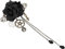 Steampunk Haarspangen Mit Quasten Kette Rose Blume Haarspange Vintage Halloween Kopfschmuck Goth Gothic Haarschmuck Für Frauen Mädchen Halloween Haarschmuck Halloween Cosplay Kopfschmuck Schwarz