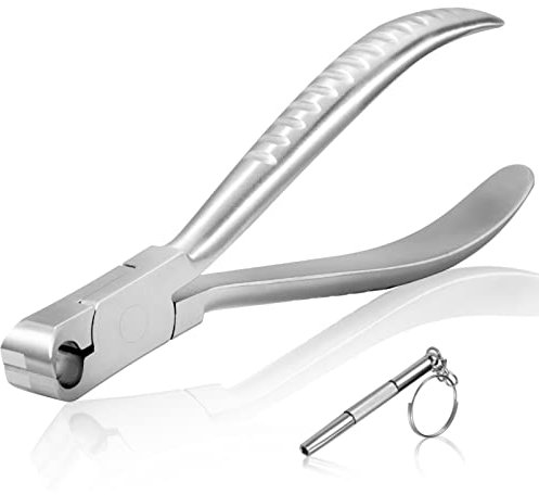 SPEEDWOX Pince coupante en acier inoxydable pour lunettes de 15,2 cm - Pince coupante pour réparation de lunettes - Pince coupante en plastique - Bouchons en caoutchouc Pince de réparation de lunettes