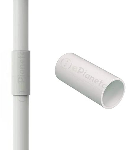 6 Pezzi MANICOTTO IP65 per tubo rigido 20 MM raccordo di giunzione collegamento tenuta stagna in PVC grigio