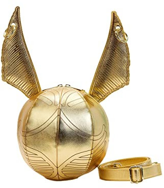 Loungefly Harry Potter Crossbody Bag Golden Snitch Nue offiziell Gold Taille Unique