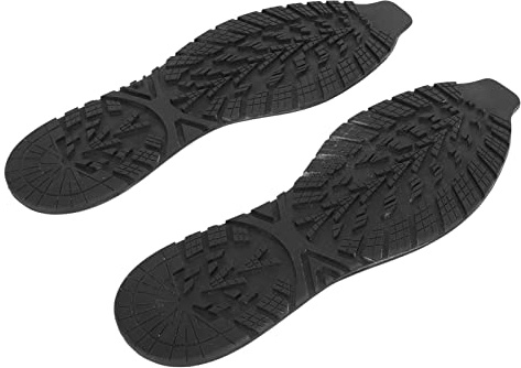 Schuhsohlen Reparatur Gummi Zuschneidbar Rutschfest Stoßdämpfend Sohlenersatz Komplett für Lederschuhe Größe 41 42 43 44 Anti Rutsch Laufsohle Instandsetzung