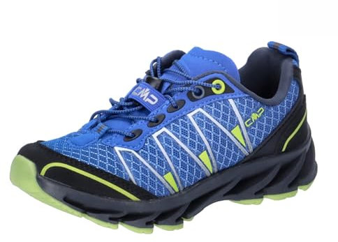CMP Kids ALTAK Trail Shoe 2.0, Zapatos Deportivos para niños, Azul Real-Ácido, 38 EU