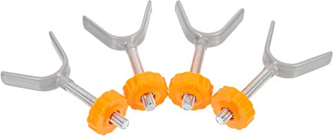 Warmhm 4stücke Y-förmige Bolzen Für Innensicherheitsgitter Mit Schrauben Und Unterlegscheiben Langlebig Und Leicht Zu Installieren Für Treppen Und Kinderzimmer