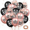 Luftballons 90. Geburtstag 18 Stück Roségold Schwarz 1933 Ballons 90. Party Dekorationen 12 Zoll Konfetti Latex Luftballons Geburtstag Party Deko für Frauen 90. Geburtstag Jubiläum Party