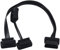 Duttek OBDII Splitter Kabel (mit Schalter), OBD2 16 Pin Stecker auf Buchse Diagnose Verlängerung Y Flachkabel für alle OBD II Geräte 1.5ft/45cm