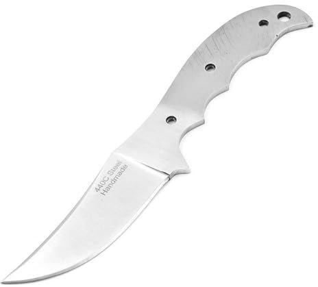 MAQSON Hochwertige 440C Stahl Jagd Messerklinge | Rohling | 58-60 HRC 1045EA