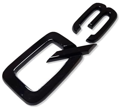 MCK Auto - Q3 Schwarz glänzend vorne hinten Kotflügel schwarz Badge Logo Stiefel Emblem Aufkleber Tuning