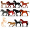 12 Stück Pferde Tiere-Figuren Set,Mini Pferde Figuren,Pferde Figuren Spielzeug,Tierfiguren Sammlung Pferde Spielzeug,Realistische Pferd Tierfiguren Pädagogisch Pferde für Kinder Lernspielzeug Spielen