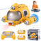 Wyxron Barco Teledirigido, Juguete Acuático RC Con Agua Rociar/Luz/2 Baterías Recargables, 2.4GHz Teledirigido Lanchas Motor, Barco de Juguete Lancha Para Regalo (Bateau Squirt Jaune)