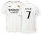 Real Madrid - Camiseta Primera Equipación Temporada 24/25, Vini Jr., Niños 8 Años, Replica con Licencia Oficial