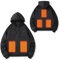 Beheizbarer Hoodie für Herren Damen Beheizte Jacken mit 5 Heizzonen Elektrische Beheizte Heizweste Kapuzenpullover Aktualisierte Version USB Beheizte Beheizbarer Pullover Pullover Hoody mit Kapuze