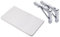 Multifunktionaler Druckerständer mit Trennwand Buch und Papier-Organizer, Wandmontage, Edelstahl-Regal für Zuhause und Büro, Drucker, Tischständer (20 cm)