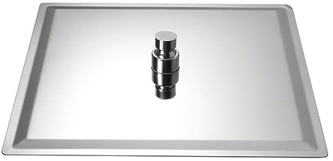 KONTONTY Hochdruck Regendusche Edelstahl Ultra Dünn Quadrat Duschkopf Für Regenwasserfall Erlebnis Einfache Montage Langlebig Und Wassersparend Elegantes Design Für Ihr Badezimmer