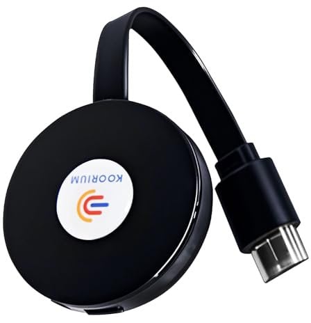 Wireless HDMI 4K Dongle - 5G Miracast Adapter for Screen Mirroring from Phone, Laptop or PC to TV - Supports Airplay, DLNA & Stable Streaming