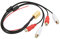 Car Line Out Adapter, Aux Adapter Cable Automobile Audio Auxiliary Adapter Car Digital Music Changer for Blaupunkt VDO CD Player, ABS
