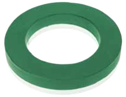 mosy Steckschwamm - Kranz, 50 cm m. Hartschaumunterlage, Steckschaum-Ring