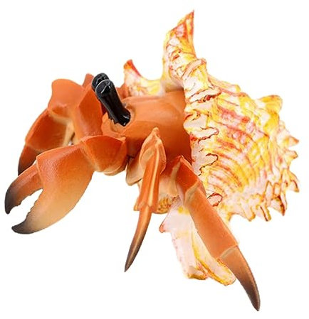 JECOMPRIS Realistisches Pagurian Modell Lebensnaher für Dekorationsfigur für Kinderzimmer für Spiel und Kreative im Innen und Außenbereich