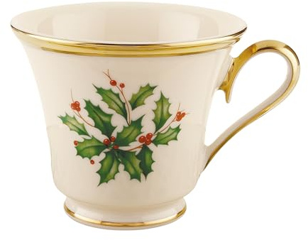 Lenox Holiday Cup,Ivory and Platinum