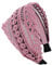 axy HR15A Vintage Breite Haarreif Serie 15A Hair Band -Wunderschön Stirnband (Pink)
