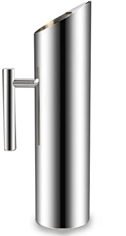 MUGLIO - Brocca per acqua in acciaio INOX con protezione per ghiaccio, 200 ml
