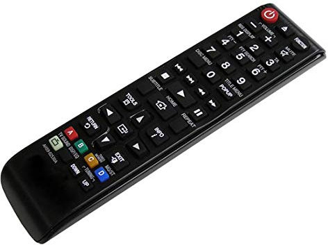 Replacement Remote Control Compatible with Samsung HT-J5500 5.1 Smart 3D Blu-ray & DVD Home Cinema System