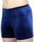 GymStern Shorty Mädchen Sporthose Nicki Samt bi-elastisch Kinder Hipster kurze Fitnesshose Hüfthose Hot Pants Balletthose Yogahose Farbe Dunkelblau, Größe 128