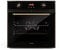 Klarstein Elizabeth - Electric Built-In Oven, Retro Design, 70L, EEC A, Self-Sufficient, Convection/Top/Bottom Heat/Grill, 2200 W, 50-250 °C, Rotary Control and Door Handle in Brass Look, Cream