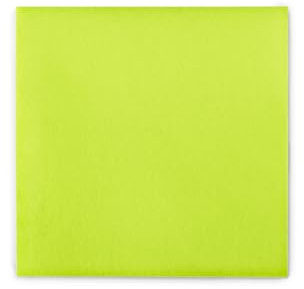 Sovie HORECA Tischdecke in Lime aus Linclass® Airlaid, 80 x 80 cm – 20 Stück frische Stoffoptik Einwegtischdecken für Gastronomie, Hotel, Catering & Events