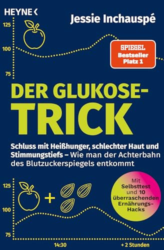 Der Glukose-Trick: Schluss mit Heißhunger, schlechter Haut und Stimmungstiefs – Wie man der Achterbahn des Blutzuckerspiegels entkommt - SPIEGEL-Bestseller #1