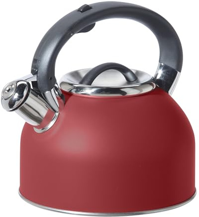 Oggi Pfeifende Teekanne, 1,8 l, ziegelrot