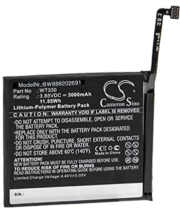 vhbw Akku kompatibel mit Nokia 4,2, TA-1150, TA-1157 Handy Smartphone Telefon (3000mAh, 3,85V, Li-Polymer)