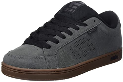 etnies Kingpin, Skate Shoe Unisex Adulto, Grey/Black/Gum, 45.5 EU