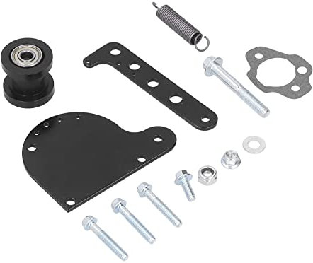 Akozon Schwarzer Federbelasteter Kettenspanner Für Motor Motorisiertes Fahrrad