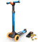 BERG Nexo Foldable Lights Magnet-Deck Blau | Kinderroller | Kinderscooter | Klappbar & Tragbar | LED-Lichter & Magnet-Deck | Sicher & Stabil | Ergonomische Rücktrittbremse | Für Kinder ab 2 Jahren