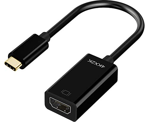 USB C auf HDMI Adapter 4K, Thunderbolt 3 auf HDMI Adapter USB Typ C zu HDMI Adapter,USB C HDMI kompatibel mit MacBook Pro 2022/2021/2020,MacBook Air,Pad Pro/Air,Pixelbook,Surface,XPS usw.
