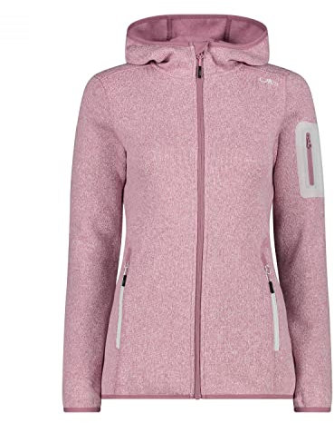 CMP 3h19826 Damen Strick Fleece Jacke, Braun, S, braun, S