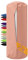 npluseins 2er Pack - Bezug für Nackenrollen 40x15 cm 100% Baumwolle 1600.2330, 40 x 15 cm, Altrosa