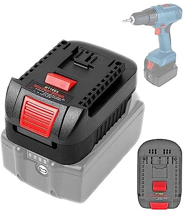 TPDL MT18BS Akku Adapter für Makita 18V Akku auf für Bosch Professional 18V System GBA Elektrowerkzeug Tool Adapter Konverter(Nicht PBA)