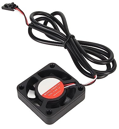3D-Drucker-Lüfter, 4010 40 X 40 X 10 Mm Dual-Kugel-Lüfter, Hydraulisch Gelagerte Bürstenlose Gleichstrom-Lüfter für Prusa I3 MK3, MK3S, 6800 U/min Geschwindigkeit, Effektive