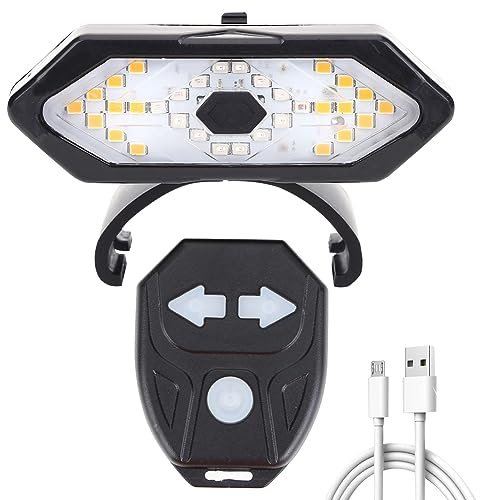 Starnearby Fanale Posteriore Scooter Elettrico con Telecomando Lampada Posteriore LED USB Ricaricabile Luce Posteriore Monopattino Elettrico Indicatori di Direzione per M365, Pro 2, MI 4
